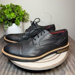 Ben Sherman Men's Black Leather Oxford Dress Shoes Size 7‎
